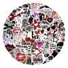 100Pcs Aesthetic Downtown Girls Stickers Pack Cool Trendy Y2K Stickers for Water Bottle Funny Waterproof Sticker for Teens Adults Vinyl Sticker for Laptop Skateboard Party Supplies(Downtown) view 1
