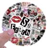 100Pcs Aesthetic Downtown Girls Stickers Pack Cool Trendy Y2K Stickers for Water Bottle Funny Waterproof Sticker for Teens Adults Vinyl Sticker for Laptop Skateboard Party Supplies(Downtown) view 2