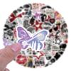 100Pcs Aesthetic Downtown Girls Stickers Pack Cool Trendy Y2K Stickers for Water Bottle Funny Waterproof Sticker for Teens Adults Vinyl Sticker for Laptop Skateboard Party Supplies(Downtown) view 3