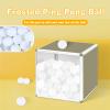 40mm Raffle Balls for Bingo and Craft Activities - Blank Design PP Balls for Lottery Games, School Events and DIY Projects- 150 Pieces White view 2
