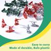 150PCS Army Men Toys Military Set, Plastic Army Men Soldier Action Figures, Multiple Poses Soldiers Playset Gifts for Adults Kids Boys Girls view 4