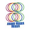 10Pcs Agility Training Rings Circle Rings Set Home Gym Fitness Equipment for Soccer Rugby Training Children Hopscotch Toy- 42cm view 2