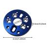 RC Motor Holder Spare Parts CNC Machined Bracket Aluminum Alloy Conversion Mount for 380/28 to 540/3650 Motors- Blue view 2