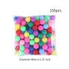 Multipurpose Raffle Balls 40mm Blank Design PP Material for Lottery Games Cat Toys Party Supplies- 150 Pieces Mixed view 4