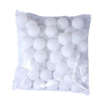 Multipurpose Raffle Balls 40mm Blank Design PP Material for Lottery Games Cat Toys Party Supplies- 50 Pieces White