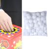 Multipurpose Raffle Balls 40mm Blank Design PP Material for Lottery Games Cat Toys Party Supplies- 50 Pieces White view 4