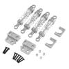 1/12 RC Car Shock Absorber Kit Aluminum Alloy Direct Replacement Parts for MN82 MN82S MN82PRO Models 2.36inch- Silver view 1
