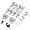 1/12 RC Car Shock Absorber Kit Aluminum Alloy Direct Replacement Parts for MN82 MN82S MN82PRO Models 2.36inch- Silver view 2