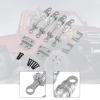 1/12 RC Car Shock Absorber Kit Aluminum Alloy Direct Replacement Parts for MN82 MN82S MN82PRO Models 2.36inch- Silver view 3