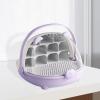 Silkworm Breeding Box Silkworm Transport Container Portable Observation Cabin Small Animal Breeding Container Easy to Observe 7.87x8.27x6.69inch- Violet view 4