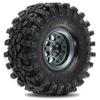 4Pcs 2.2" 136 * 58mm Beadlock Wheel Rim Rubber Tire Set for 1/10 RC Crawler TRX-4 Axial SCX10 90046 D90 Voodoo(4Pcs Titanium) view 3