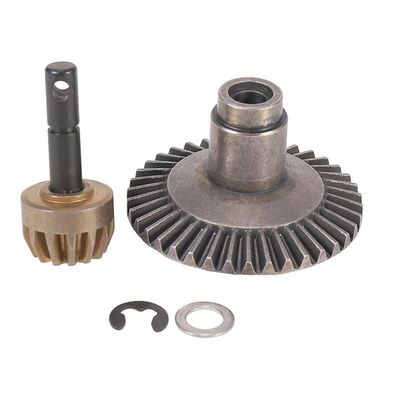 2pcs Front Rear Axle Steel Drive Gear Ring Pinion Gear Set 13t 38t for Axial SCX10 Wraith RR10 AR60 Axle 1/10 RC Crawler Car
