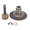 2pcs Front Rear Axle Steel Drive Gear Ring Pinion Gear Set 13t 38t for Axial SCX10 Wraith RR10 AR60 Axle 1/10 RC Crawler Car view 1