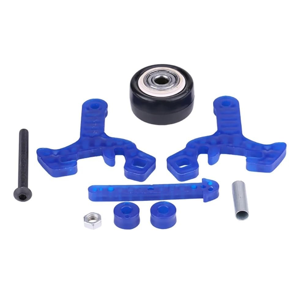 1 Set of Plastic Metal High Speed Wheelie Bar Anti-roll Wheel for HSP 94108 94111 94188 110 Scale RC Monster Car Accessory