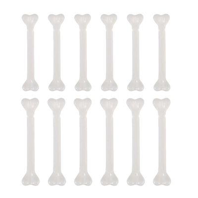 Abaodam 12pcs Fake Human Bone Fake Body Parts Halloween Horror Prop Plastic Bones Trick Props Halloween Decorations