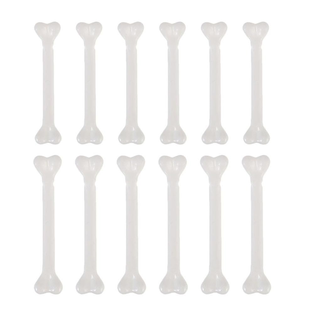 Abaodam 12pcs Fake Human Bone Fake Body Parts Halloween Horror Prop Plastic Bones Trick Props Halloween Decorations