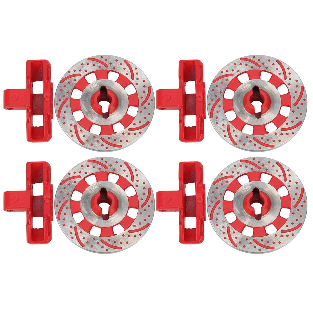 RC Hub Brake Disc Durable Accessories UDR 1/7 RC Car (Red)