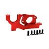 Adjustable Motor Mount Set for 1/10 104001 104072 RC Car Upgrade Accessories Metal Construction Easy Installation- Red view 1