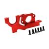 Adjustable Motor Mount Set for 1/10 104001 104072 RC Car Upgrade Accessories Metal Construction Easy Installation- Red view 4