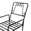 1/6 Scale Mini Dollhouse Furniture Iron Chair for 12 Inch Doll Living Room Decoration Accessories- Chair view 2