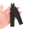 1/12 Scale Cargo Pants for 6 Inch Male Action Figures, Handmade Miniature Doll Clothing Military Outfit Costume Accessory- Black view 4