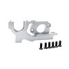 Adjustable Motor Mount Set for 1/10 104001 104072 RC Car Upgrade Accessories Metal Construction Easy Installation- Silver view 1