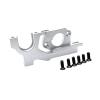 Adjustable Motor Mount Set for 1/10 104001 104072 RC Car Upgrade Accessories Metal Construction Easy Installation- Silver view 2