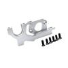 Adjustable Motor Mount Set for 1/10 104001 104072 RC Car Upgrade Accessories Metal Construction Easy Installation- Silver view 3