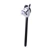 Inflatable Horse Head Stick Toy PVC Horse Riding Stick Balloon for Horse Themed Party Boys Girls 3 Years and Up 37.4 Inch- Black view 1