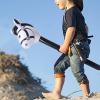 Inflatable Horse Head Stick Toy PVC Horse Riding Stick Balloon for Horse Themed Party Boys Girls 3 Years and Up 37.4 Inch- Black view 4