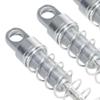 4X Metal Shock Absorbers Assembled Replacement Dampers Spare Parts for 1:12 Scale MN99S MN82 MN168 RC Trucks- silver view 2