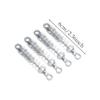 4X Metal Shock Absorbers Assembled Replacement Dampers Spare Parts for 1:12 Scale MN99S MN82 MN168 RC Trucks- silver view 4