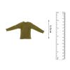 1/12 Scale Long Sleeve T Shirt for Miniature Male Doll Figures 6 Inch Action Figure Clothing- Green view 3