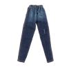 1/12 Scale Women Figure Jeans Handmade Cloth Outfits for 6 inch Action Figures Body Doll Cosplay Fashion DIY Accessory Doll Pants- Blue Hole view 2