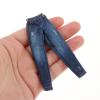 1/12 Scale Women Figure Jeans Handmade Cloth Outfits for 6 inch Action Figures Body Doll Cosplay Fashion DIY Accessory Doll Pants- Blue Hole view 4