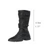 1:6 Scale Doll Accessories Mid Calf Boots for 12 Inch Figures Action Figure Shoes Doll Dress Up- Men Boots B view 2