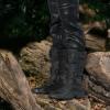 1:6 Scale Doll Accessories Mid Calf Boots for 12 Inch Figures Action Figure Shoes Doll Dress Up- Men Boots B view 3