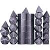 Amiven Extended Metal Dice RPG Set - 31 Piece DND Polyhedral Dice for Dungeons and Dragons 5e Tabletop Role Playing Adventure Games (Iron) view 1