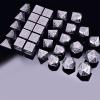 Amiven Extended Metal Dice RPG Set - 31 Piece DND Polyhedral Dice for Dungeons and Dragons 5e Tabletop Role Playing Adventure Games (Iron) view 3