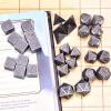 Amiven Extended Metal Dice RPG Set - 31 Piece DND Polyhedral Dice for Dungeons and Dragons 5e Tabletop Role Playing Adventure Games (Iron) view 4