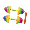 2Pcs Kids Dumbbells Set Exercise Toy Strength Training Lifting Training Playset for Ages 4-7 Years Old Home Workout Equipment- 2 Short view 4