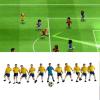 11Pcs Miniature Soccer Player Toy Figures 2 Inch Height Soccer Guy Diorama Character Figures for Miniature Scene Display- Yellow Player view 3