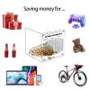 10K Saving Box 5.9 x 5.9in / 7.1 x 7.1in Clear Acrylic Piggy Bank for Money 10000, 365 Day Savings Challenge (5.9 * 5.9in) view 4