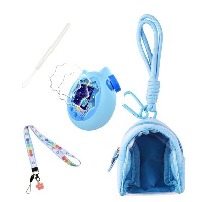 Carrying Case and Silicone Cover for Tamagotchi ParadiseProtective Cases for Tamagotchi Paradise Electronic Pet, Silicones Protective Case with Lanyard Screen Protector