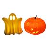 3D-Printed Glowing Ghost or Pumpkin Figurine LED Tea-Light Halloween Dcor, Handcrafted PLA Collectible view 1