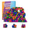 550pcs Fidget Toys Adults,Stress Relief Sensory Toys for Autism ADHD Anxiety,Smooth Ferrite Stones Desk Fidgets Toys,Fidget Toys Gifts(6colors) view 1