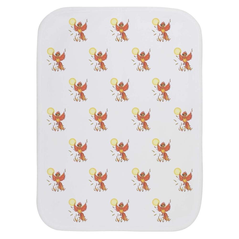Azeeda 'Phoenix Wearing Sunglasses' Baby Burp/Wash Cloth (BC00032859)