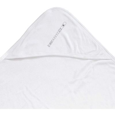 Azeeda 'Recorder Musical Instrument' Baby Hooded Towel (HT00035571)
