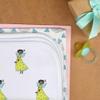 Azeeda 'Mistletoe Angel' Baby Burp/Wash Cloth (BC00035227) view 3