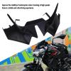 Akozon Downforce Front Spoilers Aerodynamic Enhancing Wing Kit for Z650 2021-2024 (Black) view 2